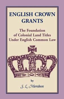 Paperback English Crown Grants Book