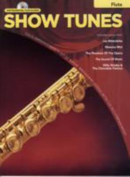 Paperback Show Tunes Instrumental Playalong for Flute Book