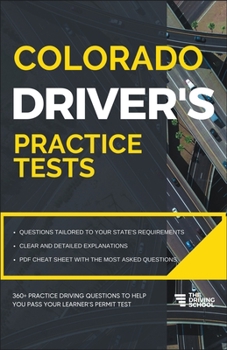 Paperback Colorado Driver's Practice Tests Book
