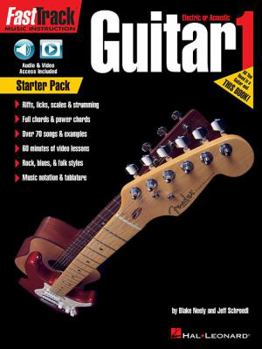 Paperback Fasttrack Guitar Method - Starter Pack Book