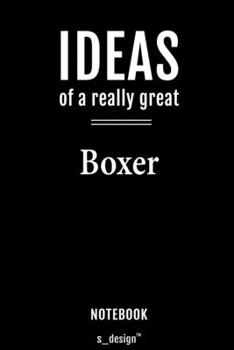 Notebook for Boxers / Boxer: awesome handy Note Book [120 blank lined ruled pages]