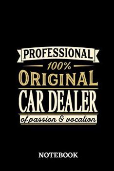 Paperback Professional Original Car Dealer Notebook of Passion and Vocation Book