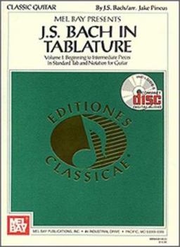 Paperback Mel Bay J. S. Bach in Tablature Book