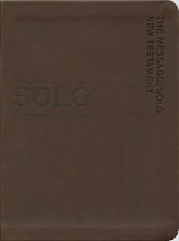 Imitation Leather Message: Solo New Testament-MS Book