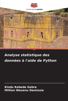 Paperback Analyse statistique des données à l'aide de Python [French] Book