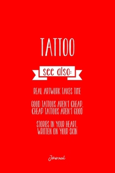 Journal: Dot Grid Journal - Tattoo Sayings Dictionary Definition Cool Christmas Gift - Red Dotted Diary, Planner, Gratitude, Writing, Travel, Goal, Bullet Notebook