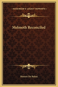 Melmoth réconcilié - Book  of the Études philosophiques