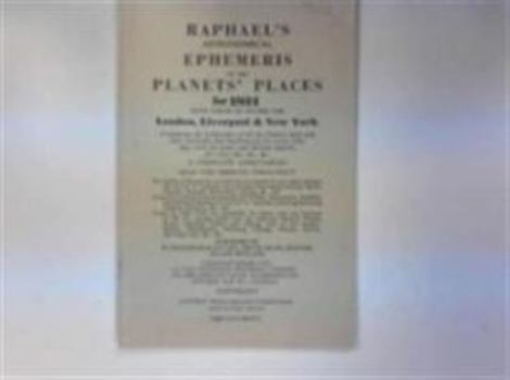 Paperback Raphael's Astronomical Ephemeris Book