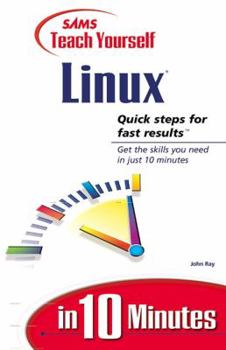 Paperback Sams Teach Yourself Linux in 10 Minutes Book