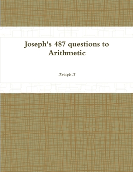 Paperback Joseph's 487 questions to Arithmetic Book