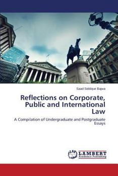 Paperback Reflections on Corporate, Public and International Law Book