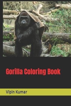Paperback Gorilla Coloring Book