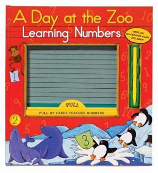 Hardcover A Day at the Zoo: Learning Numbers Book