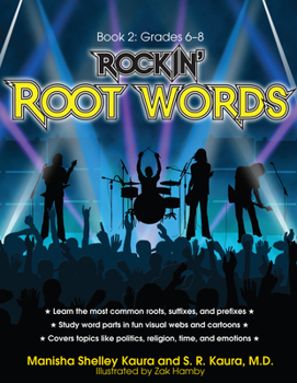 Paperback Rockin' Root Words: Book 2, Grades 6-8 Book