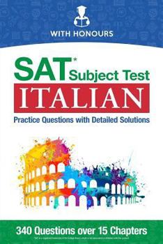 Paperback SAT Subject Test Italian: Practice Questions with Detailed Solutions Book