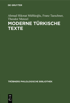 Hardcover Moderne türkische Texte [German] Book