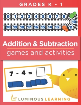 Paperback Addition and Subtraction Games and Activities - Grades K - 1 Book