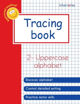 Paperback Tracing book - 2 - Uppercase alphabet Book