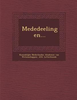 Paperback Mededeelingen... [Dutch] Book