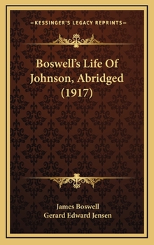 Hardcover Boswell's Life of Johnson, Abridged Book