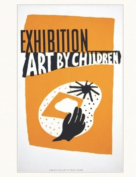 Exhibition Art by children: Scrapbook • Dot Grid Paper • Art Cover Design • WPA Federal Art Project • Chicago 1940