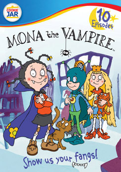 DVD Mona the Vampire: Show Us Your Fangs Book