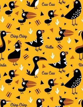 Paperback Bird Notebook: College Ruled Paper, Lined Sheets Pages For Writing Taking Notes Pads, Wide Ruled Notepad, Journal To Write in, Notebo Book