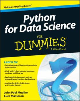 Paperback Python for Data Science for Dummies Book