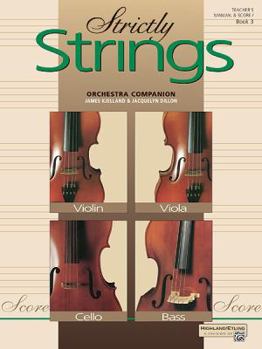 Paperback Strictly Strings, Bk 3: Conductor's Score, Comb Bound Book