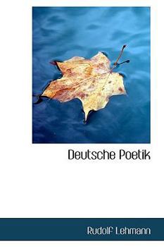 Paperback Deutsche Poetik Book