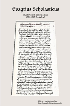 Paperback Evagrius Scholasticus Book