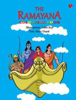 Paperback The Ramayana Colouring Book