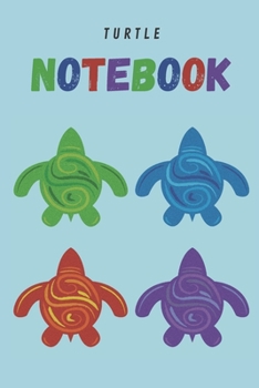 Turtle Notebook: Turtle gifts for men and women | Lined notebook/journal/logbook
