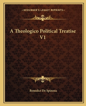 Paperback A Theologico Political Treatise V1 Book