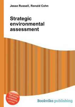 Paperback Strategic Environmental Assessment Book