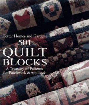 Hardcover 501 Quilt Blocks: A Treasury of Patterns for Patchwork and Applique Book