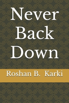 Paperback Never Back Down Book