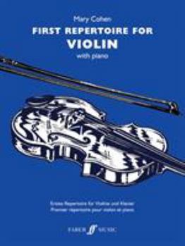 Paperback First Repertoire for Violin with Piano Book