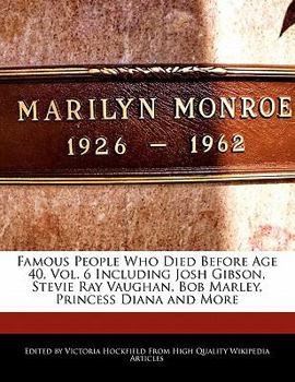 Famous People Who Died Before Age 40