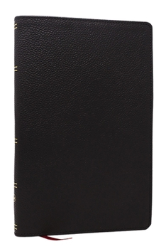 Leather Bound Nkjv, Personal Size New Testament, Black Genuine Leather, Red Letter, Comfort Print Book