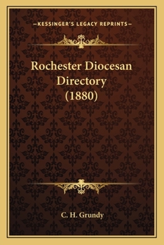 Paperback Rochester Diocesan Directory (1880) Book