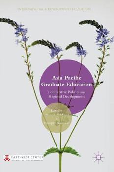 Hardcover Asia Pacific Graduate Education: Comparative Policies and Regional Developments Book