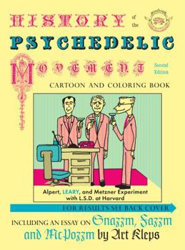 Paperback History of the Psychedelic Movement Cartoon and Coloring Book