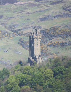 Notebook: Journal/Diary/Notebook - Wallace Monument - 150 Lined Pages - 8.5"x11" - Softcover - Great for everyday use!