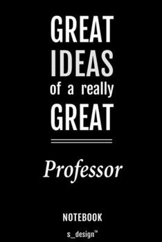 Notebook for Professors / Professor: awesome handy Note Book [120 blank lined ruled pages]
