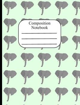 Paperback Composition Notebook: Elephant Polka Dot Wide Ruled Composition Book - 120 Pages - 60 Sheets Book