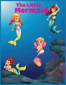 The little Mermaid: Cute Notebook for Girls Teens Kids Journal College Ruled Blank Lined (8.5 x 11") Large nootbook School Diary Softback Cover Mermaid Lover Gifts