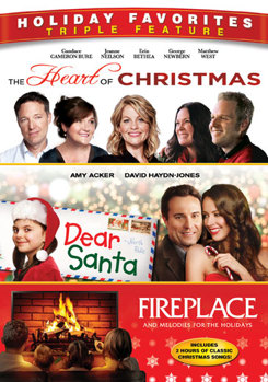 DVD The Heart of Christmas / Dear Santa / Fireplace Book