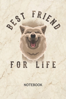 Paperback Best Friend For Life: Dog Owner NOTEBOOK Grid-lined 6x9 - Dogs Journal A5 Gridded - Dog Owner Planner Shiba 120 Pages SQUARED - Dog Friend D Book