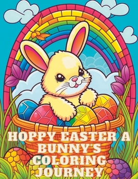 Paperback Hoppy Easter A Bunny's Coloring Journey Book